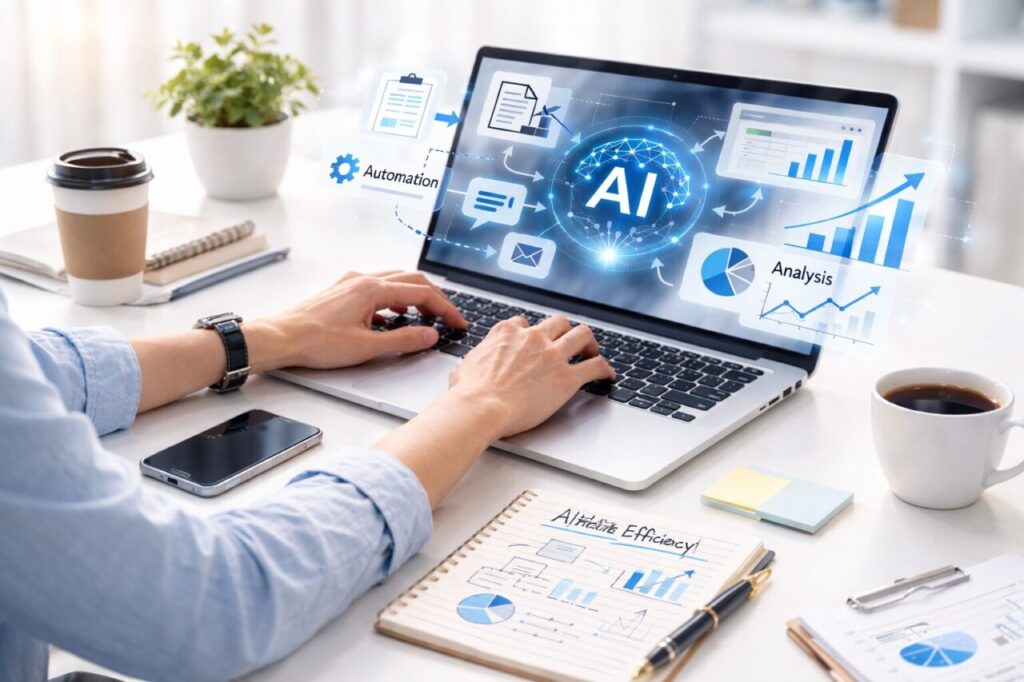 個人のAI導入による業務効率化の事例