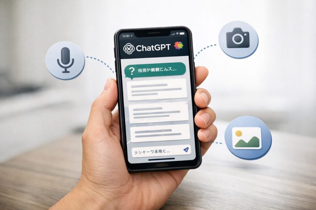 ChatGPTのスマホアプリでの始め方