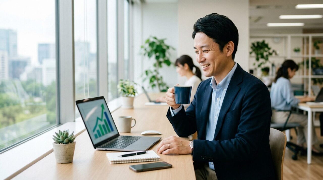 業務に余裕が生まれた担当者